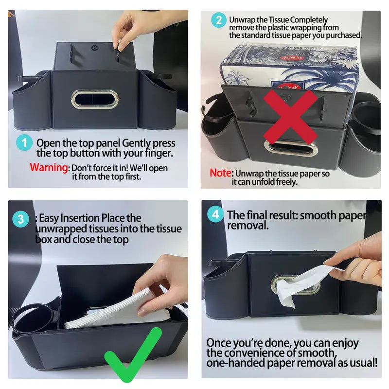 Car Seat Back Storage Box